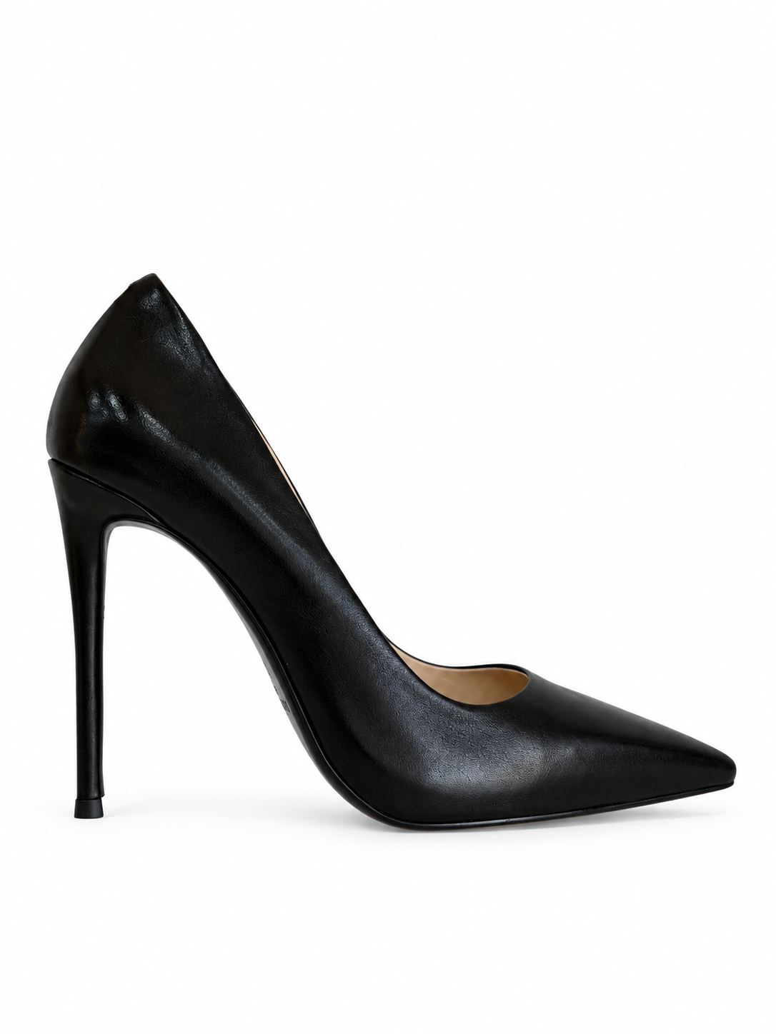 Monroe Black Leather Pumps 120 mm