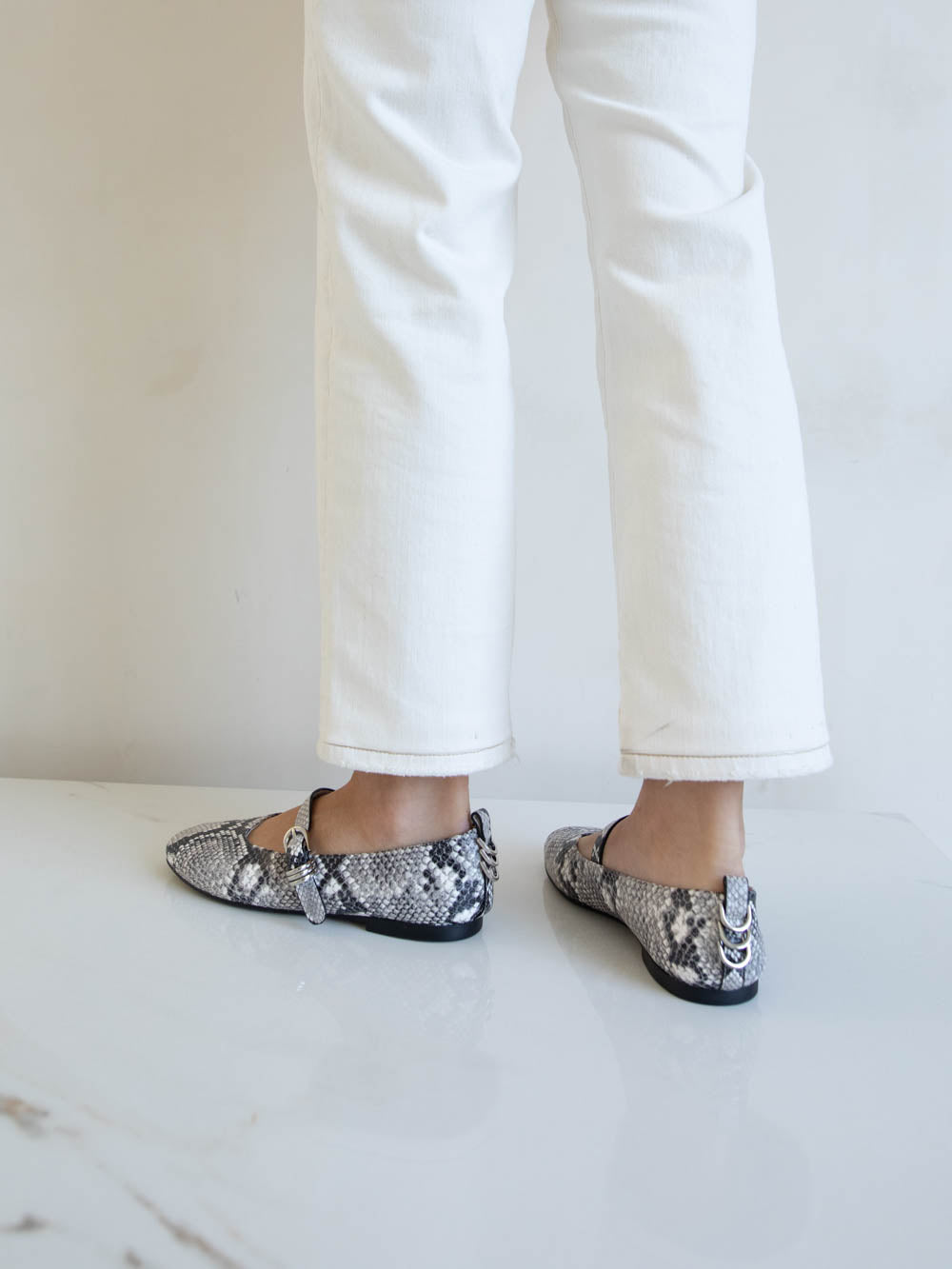 Genuine leather ballet flats Elina