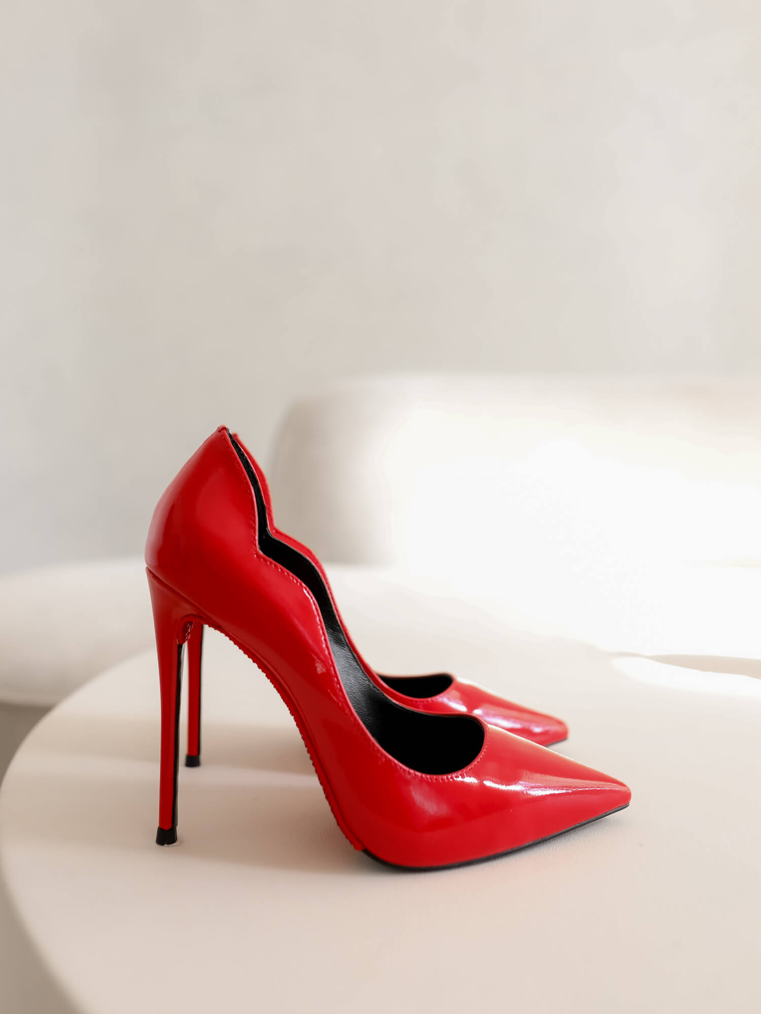 Patent leather pumps Nila 120mm