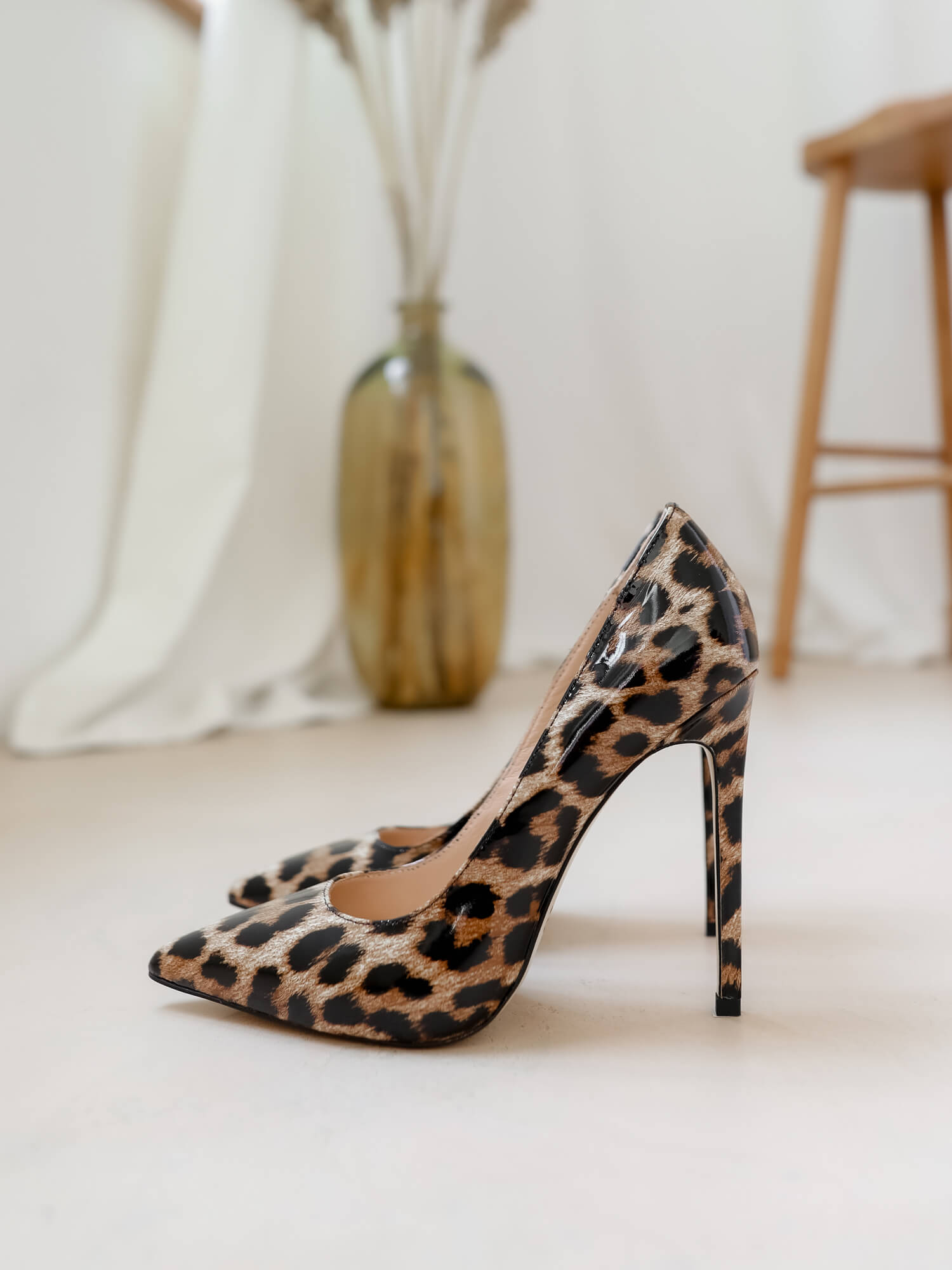 Patent leather pumps Sicilia 110mm