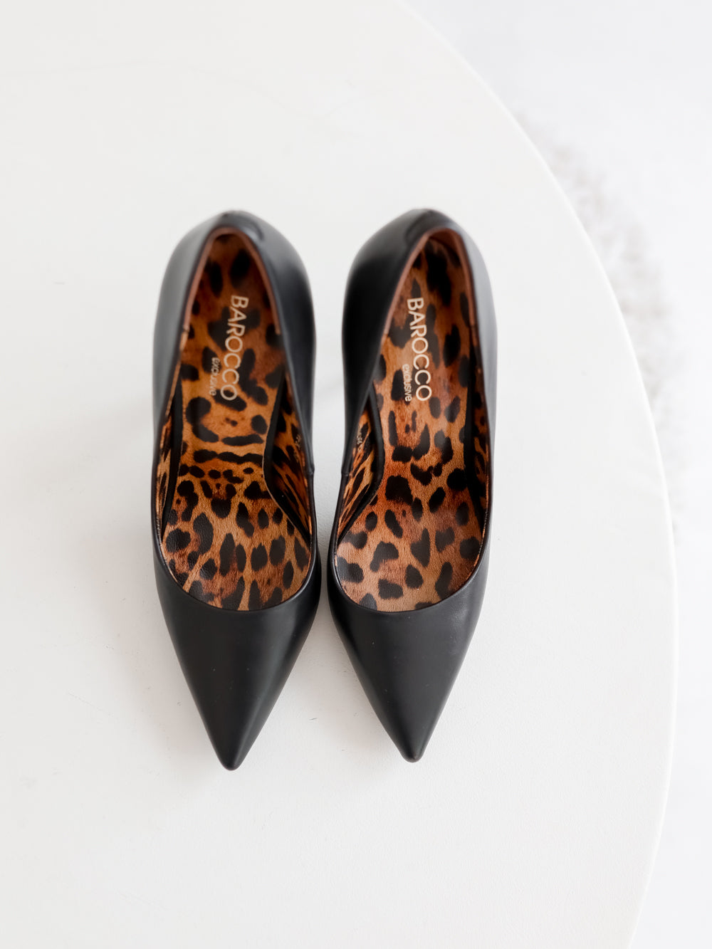 Genuine leather pumps Kiko 110mm with leopard sole