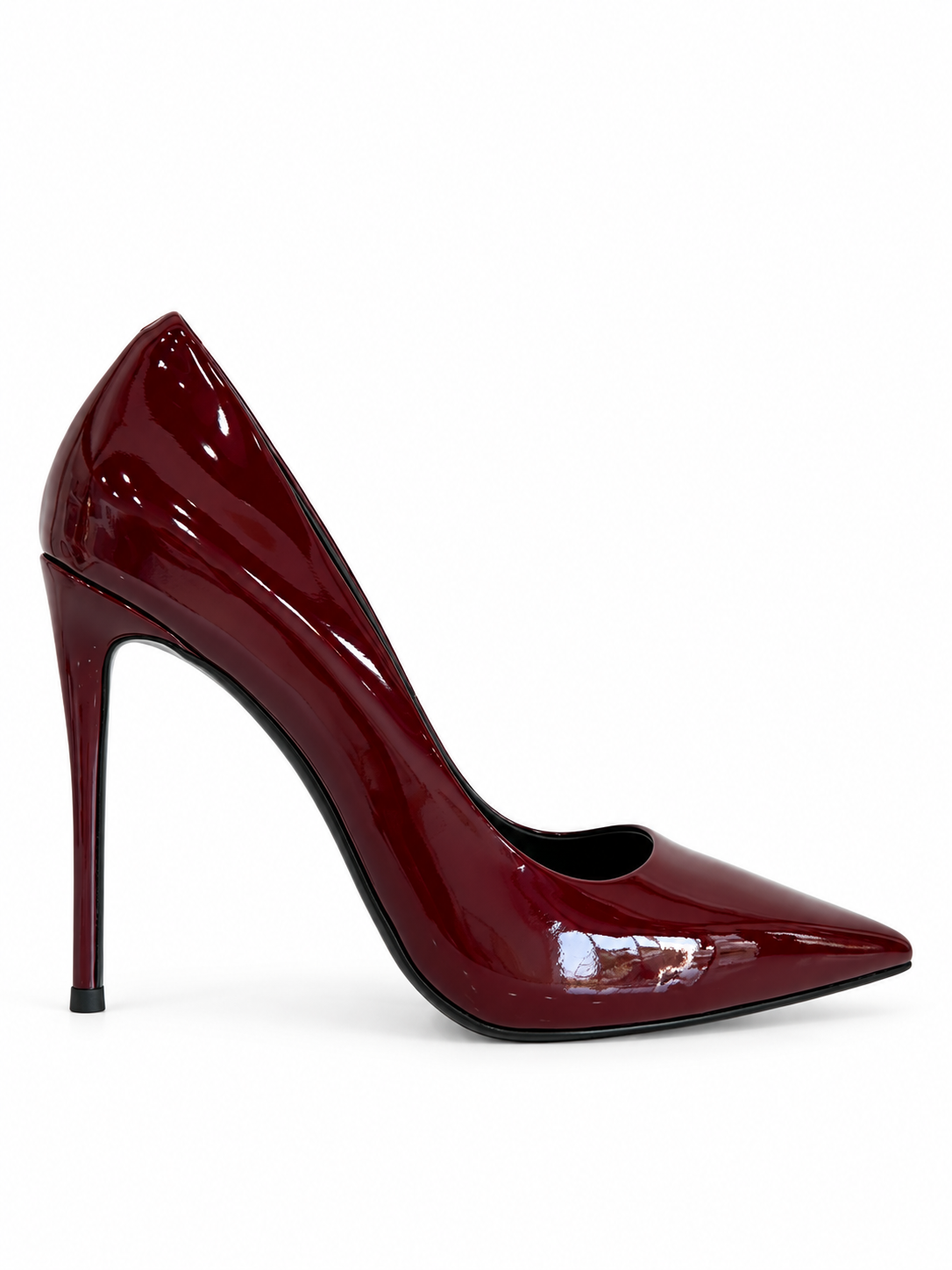 Monroe Burgundy Patent Leather Pumps 120 mm