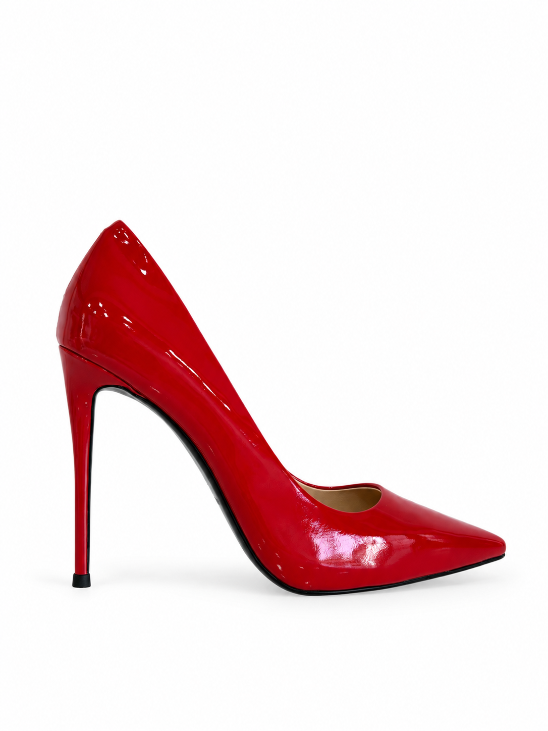 Monroe Red Patent Leather Pumps 120 mm