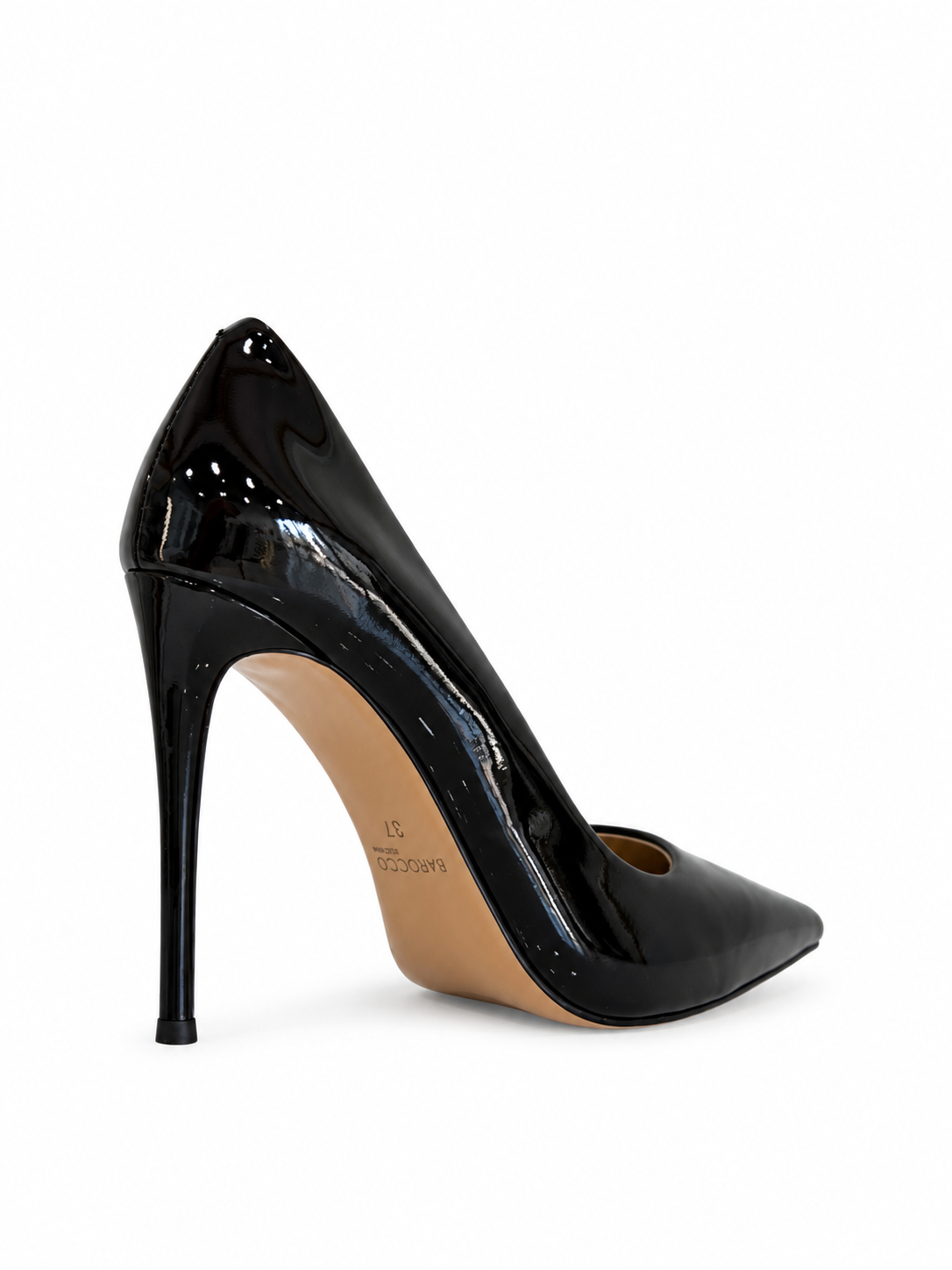 Monroe Black Patent Leather Pumps 120 mm