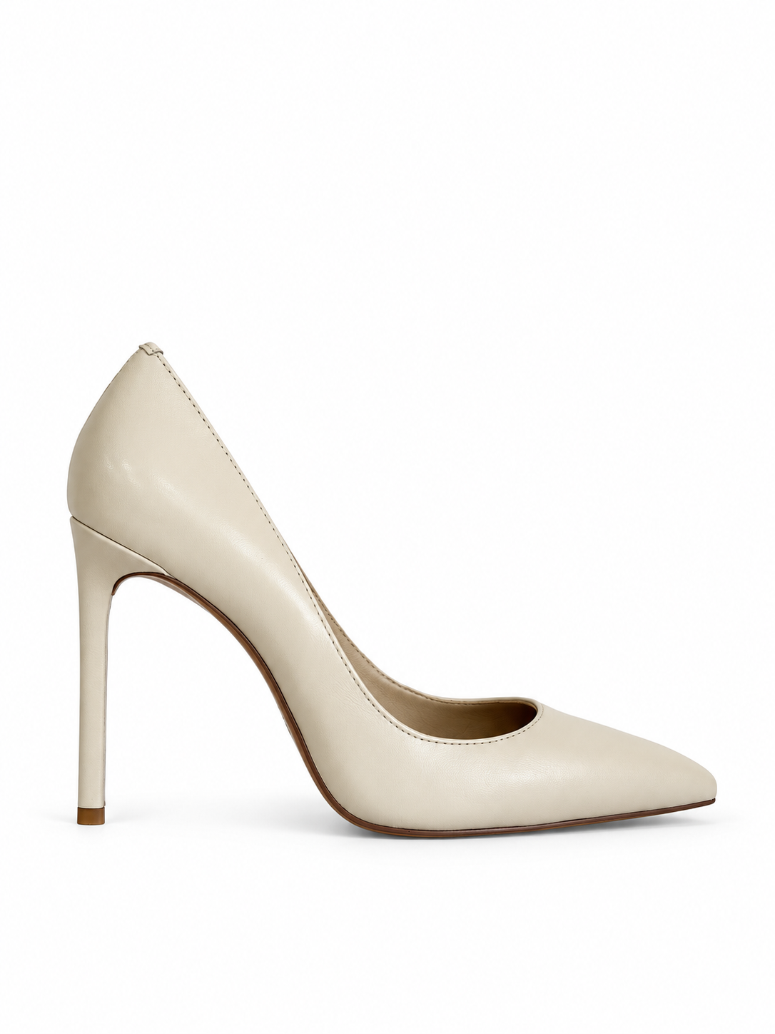Eva Ivory Leather Pumps 110 mm