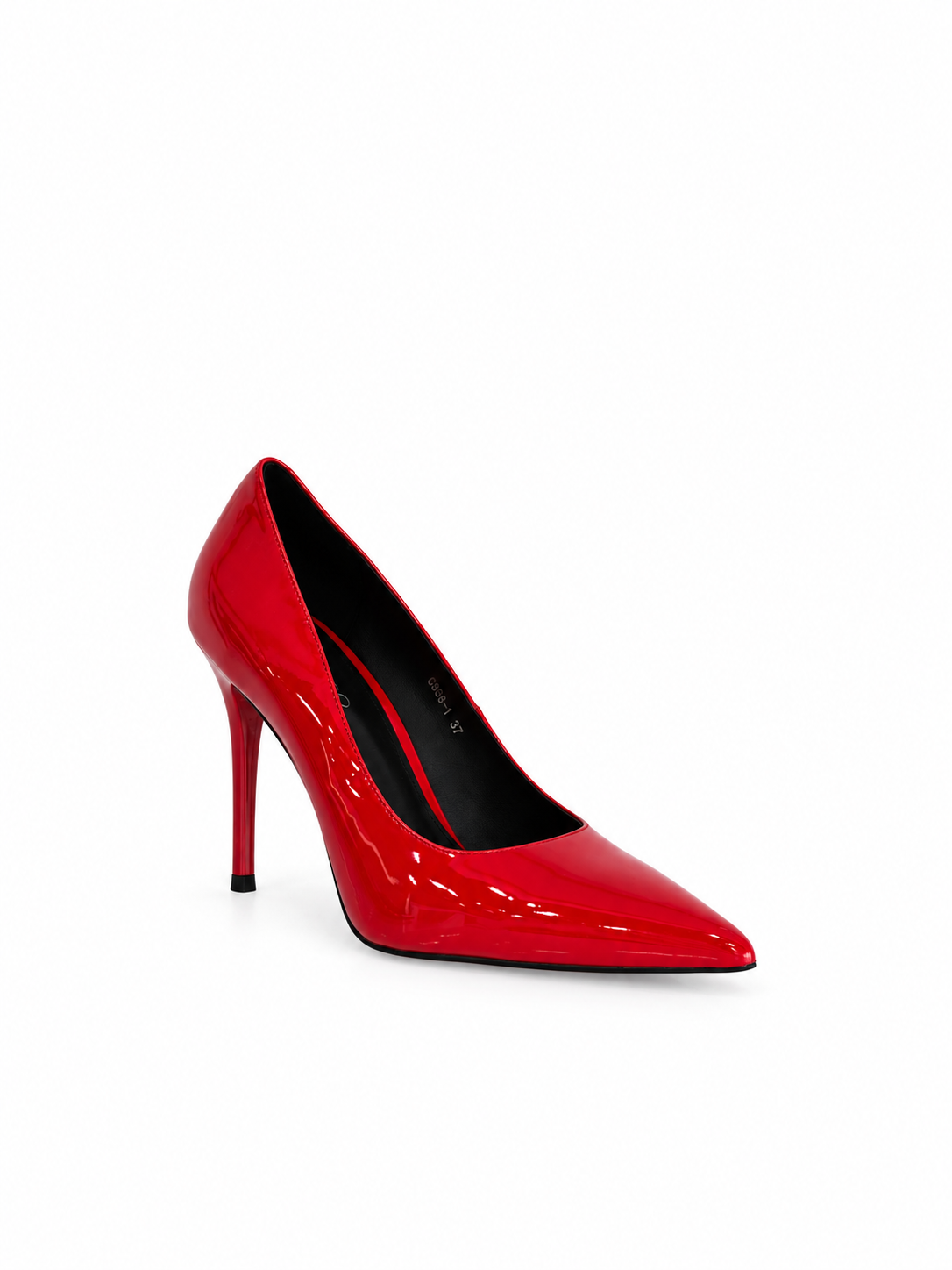 HERMIONE Red Patent Leather Pumps 100 mm