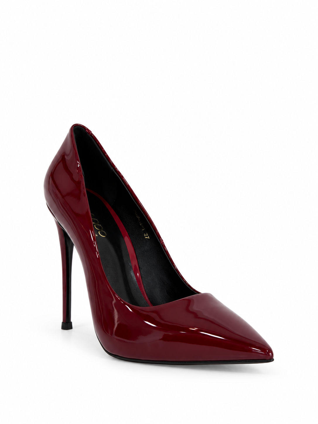 Monroe Burgundy Patent Leather Pumps 120 mm