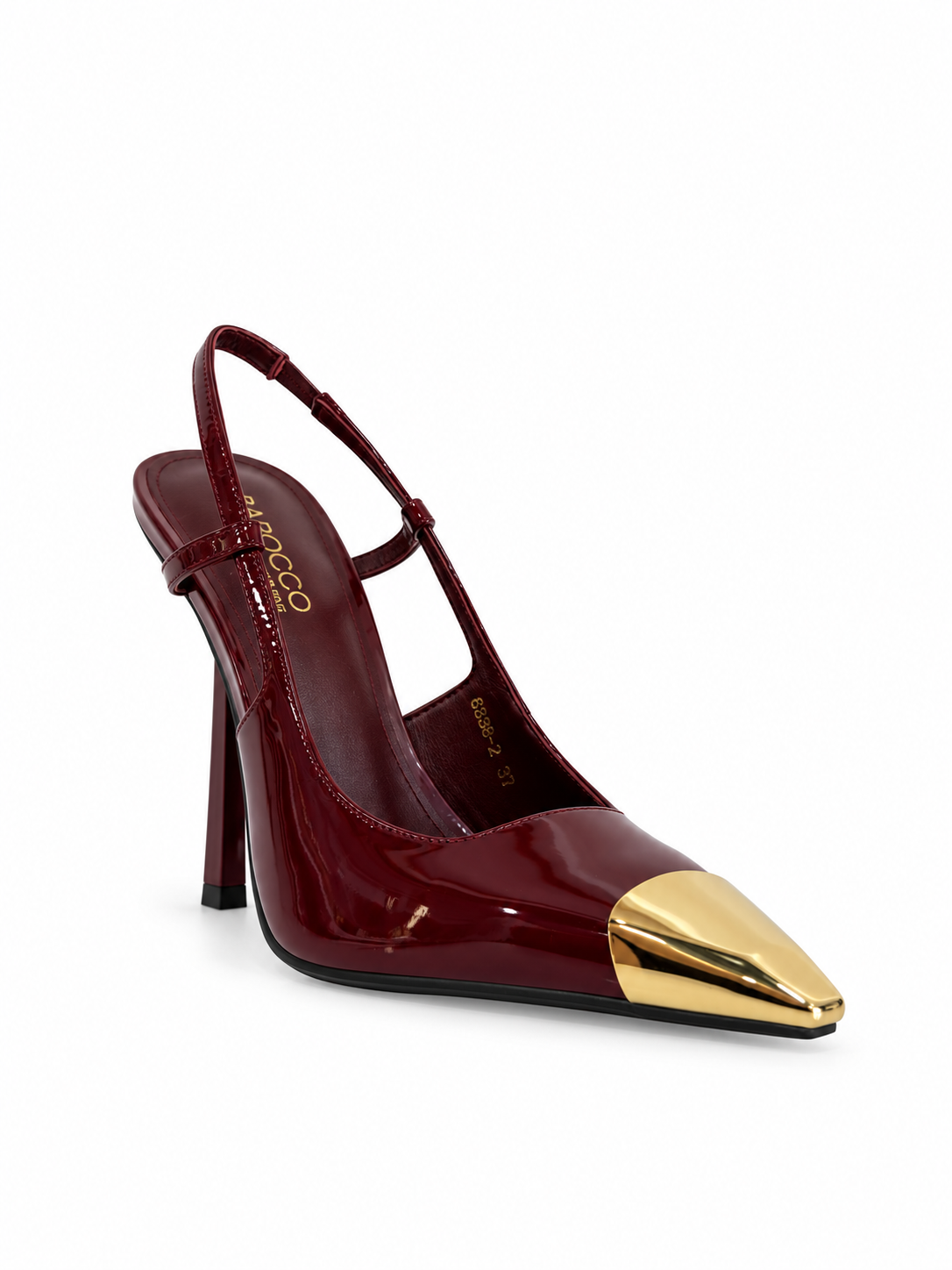 Alessia Burgundy Patent Leather Pumps 110 mm