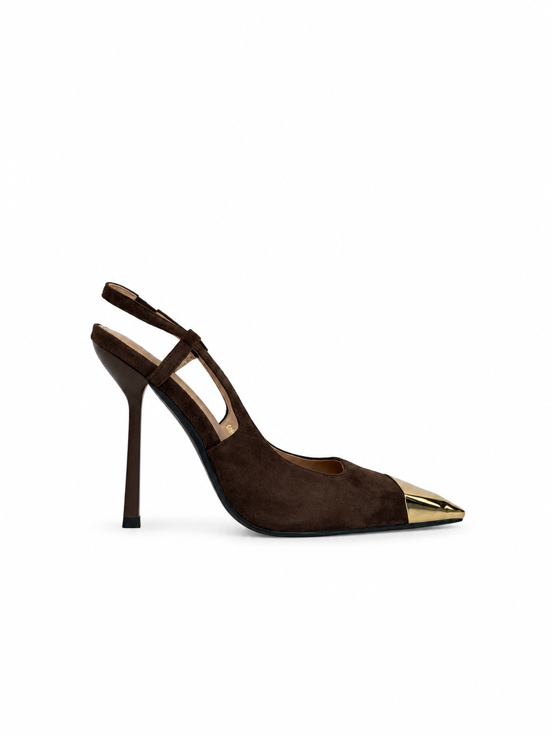 Alessia Brown Suede Pumps 110 mm