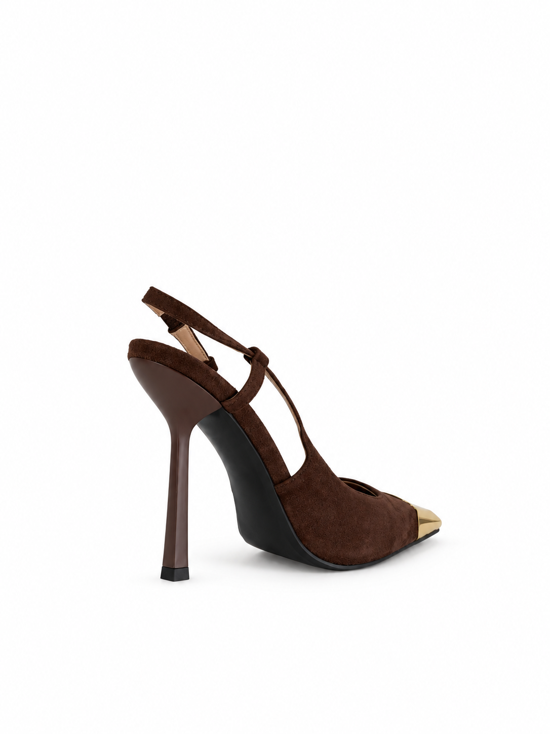 Alessia Brown Suede Pumps 110 mm