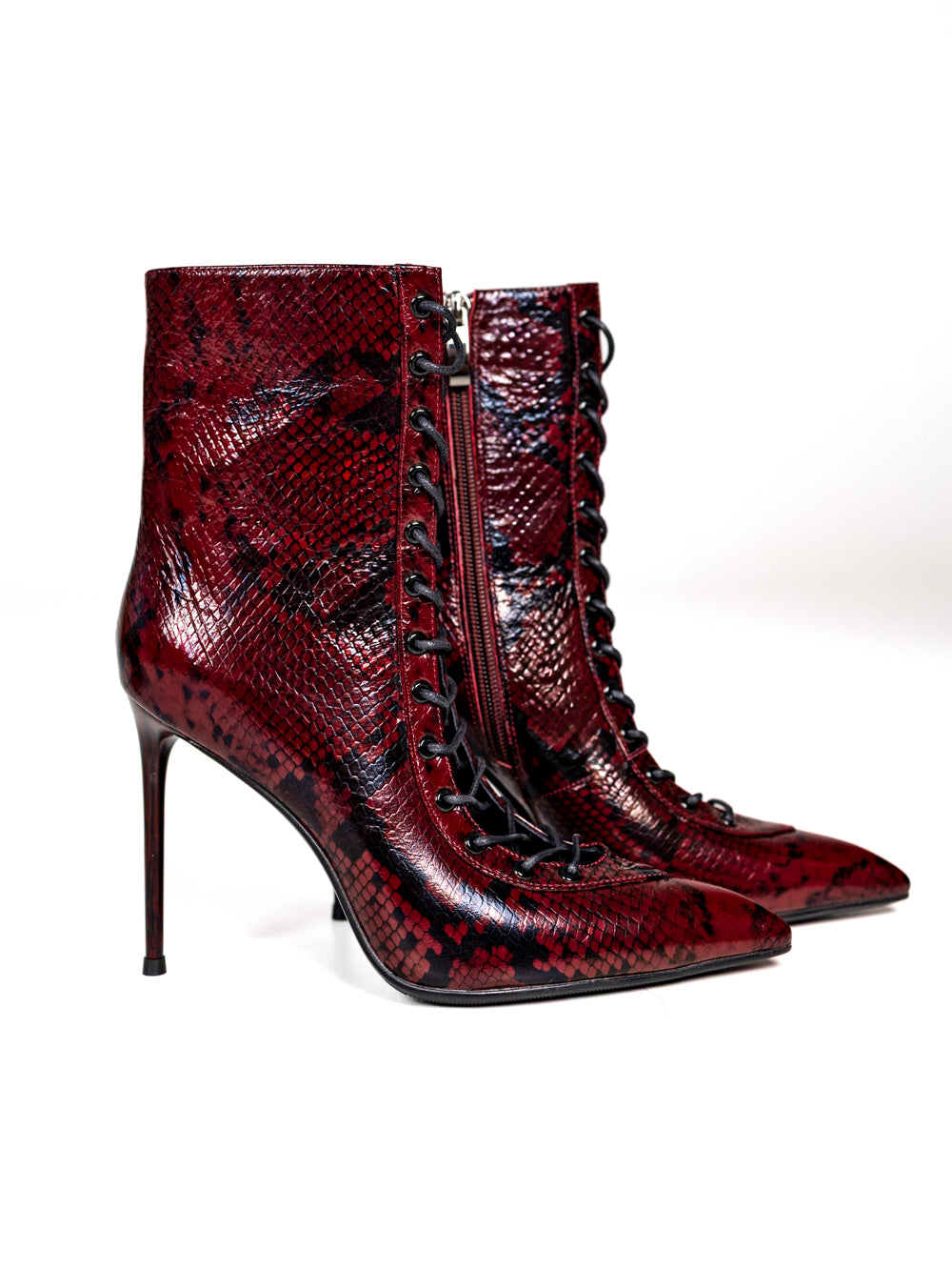 Genuine leather ankle boots Margot 100mm