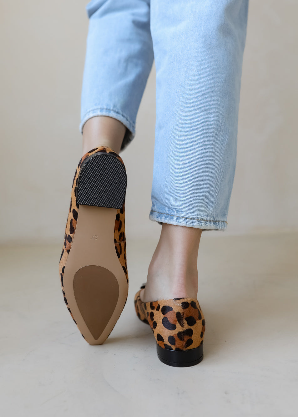 Tactile Pony-Hair ballet flats Julia